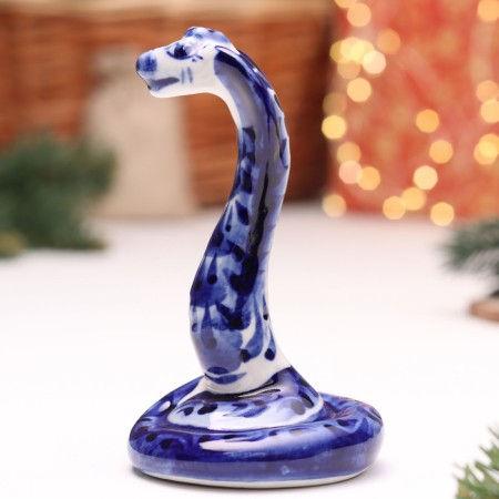Souvenir "Snake", No. 6, Gzhel, 11 cm-1