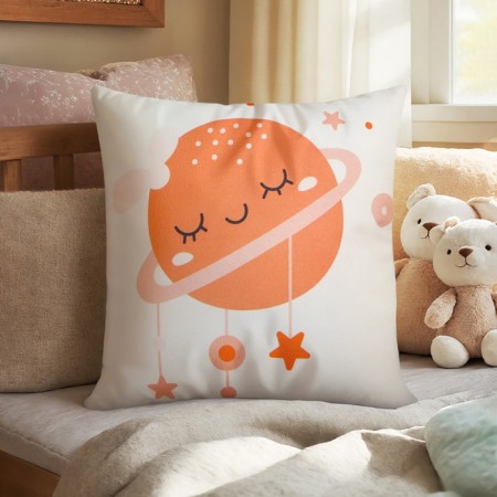 Decorative Ethel Pillow "Moon" 30*30 cm, velor 100% p/e