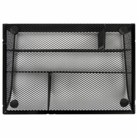 Brauberg-organizer stand Germanium, 5 sections, 255x180x105 mm, metal, black 237973-2