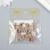 Decor for creativity plastic for metal "Fatima hand" gold set 20 pcs 1.3x1.8 cm