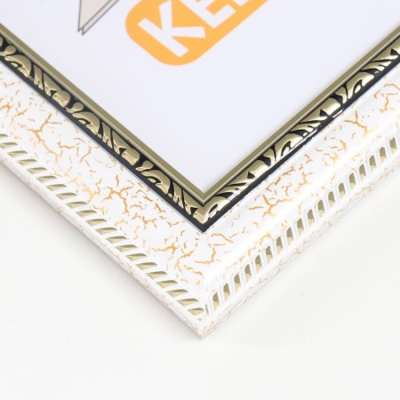 Photo frame Plastic "Mayolik" 21x30 cm, white krakelyur-1