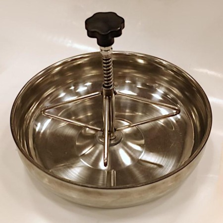 Stainless stainless stainal fodder for piglets 25*25*10cm-3