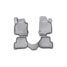 3D mats in the salon VW Golf VI 04/2009-2016, 4 pcs. (polyurethane)