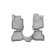 3D mats in the salon VW Golf VI 04/2009-2016, 4 pcs. (polyurethane)