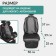 Protective cape for children's car seat Defly, eco -leather black