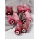 A set of household threads IDEAL 40/2, length 366 m, assorted color (pink shades), 10 pcs in units