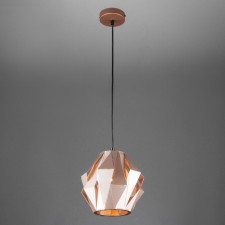 Lamp Moire 40W E27, gold 21x21x94 cm