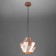 Lamp Moire 40W E27, gold 21x21x94 cm