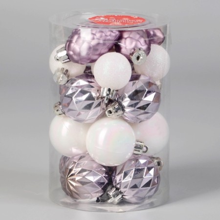 A set of jewelry plastic 21 pcs "Isabelle" cones, D-3 and 4.5 cm, white lilac-2