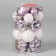 A set of jewelry plastic 21 pcs "Isabelle" cones, D-3 and 4.5 cm, white lilac