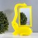 Table lamp with a photo frame, mirror "Elephant" LED 5W USB RGB yellow 17x6.5x28 cm Risalux