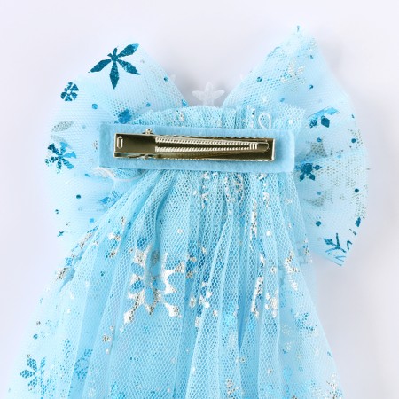 Carnival set "Snowflake", 2 items: hair clamp, rod-3