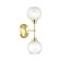 Bra Everly 2x40W E14 gold