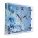Carty clock is wall-mounted, interior "butterfly and blue flowers", silent, 30 x 20 cm