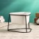 Pot "Triangle" on the stand, black, 13x11x9cm