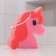 Body sponge "unicorn", pink color