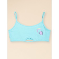 T -shirt for girls, height 140 cm, azure color