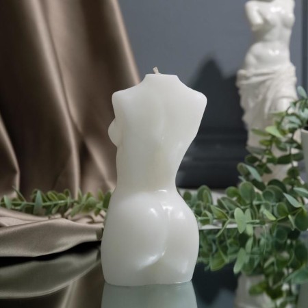 Interior candle "Women's figure", white-1