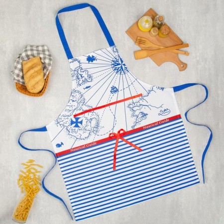 Apron "Regatta" 70x85cm, 130 g/m2, 100% cotton