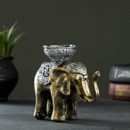 Climb "Elephant", gold 13x19 cm, for a candle d = 4 cm-3