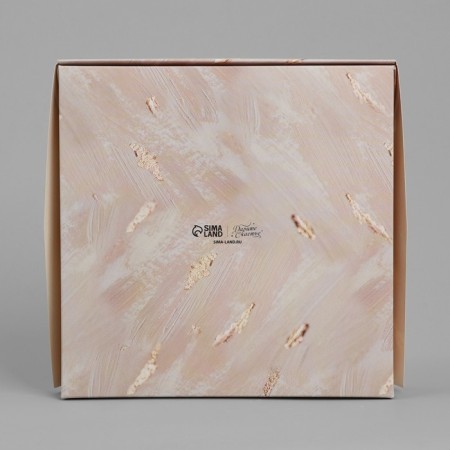 Confectionery packaging, boxing box "Present", 20 x 20 x 4 cm-2