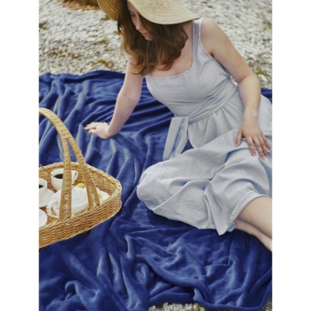 Neptun blanket, size 150x200 cm, blue color-2