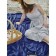 Neptun blanket, size 150x200 cm, blue color