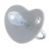 Nipple - Orthodontic dummy I love dad, with a cap, +6 months, white/silver, rhinestones