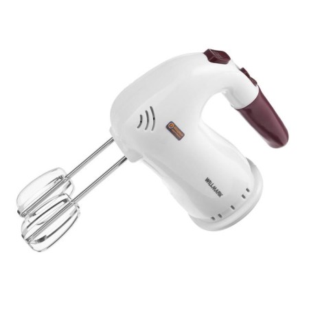 Mixer Willmarka Whm-6023st, manual, 400 watts, 5 speeds, 2 nozzles, burgundy stand