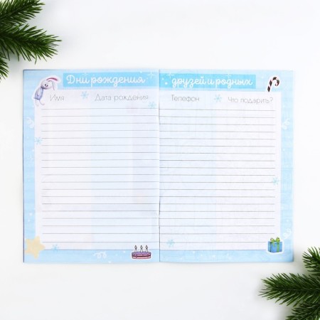 New Year. A5 questionnaire, 16 sheets, soft cover, "for friends"-6