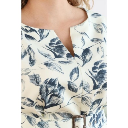Women's dress, size 62, milk color-3