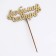 Topper wooden "beloved sister" Golden DAMI beautifully 14.3x6.7 cm