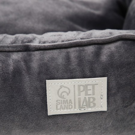 Lesse for cats and dogs velor Pet Lab, 55 x 50 x 15 cm, gray-4