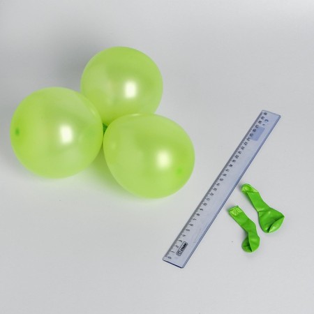 Shar Latex 5 ", metal, set of 100 pcs., Water bombs, Salad color
