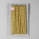 Decorative braid “Kosichka”, 7 mm, 10 ± 1 m, gold/beige color