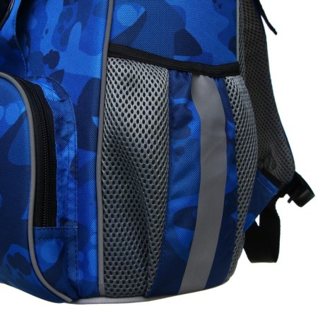 School satchel on the castle, 37 x 25 x 14 cm, Erich Krause Ergoline 15l, Sea Camo 51590-8