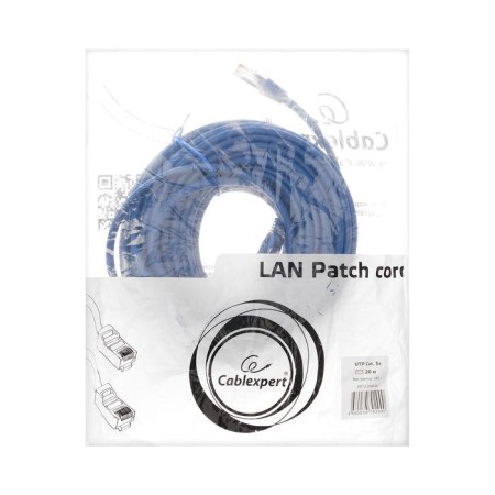 Gembird PP12E-20M/B patch cord, UTP 5E cat., RJ-45 (M) -RJ-45 (M), 20 m, blue-3