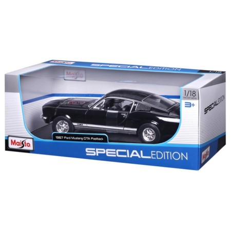MASTO DIE-CAST 1967 Ford Mustang Fastback, 1:18, the color is dark green-12