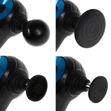 Body massage Windigo LEM-11, percussion, 25 watts, 12 nozzles, 5 modes, black-9