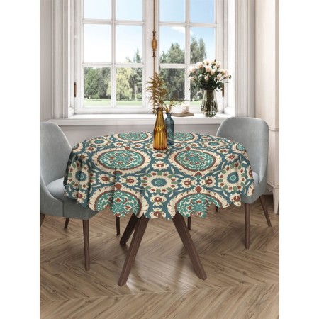 The tablecloth “Classic ornament”, round, Saten, d = 150 cm-2
