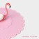 Silicon-sized lid Silicone “Flamingo”, d = 11 cm, pink color