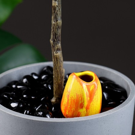 Soil irrigator for home flowers and garden "Tulip" Kungur ceramics, 30ml, 5cm, mix-2