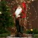 Santa Claus "in a fluffy vest, with twigs" 45 cm