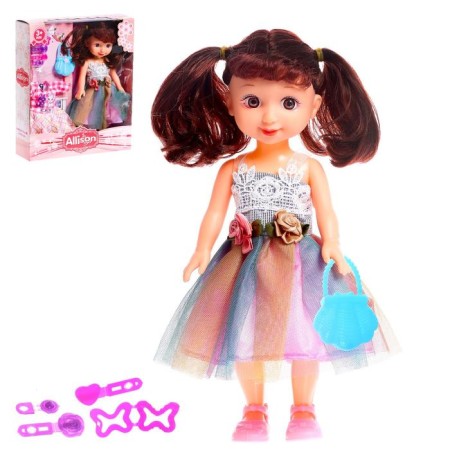 Classic "Christina" doll with clothes, with accessories