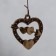 Wind Music Metal "Heart with an arrow" 3 bells 40 cm
