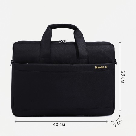 Laptop bag, black color-1
