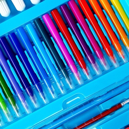 Set for creativity "Cool cars", with an easel, 208 items-11