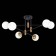 Ceiling Ceiling ST LUCE. SL1203.402.06. Limano. 6x40 watts, E27, 98.5x98.5x33.7 cm, bronze color, black