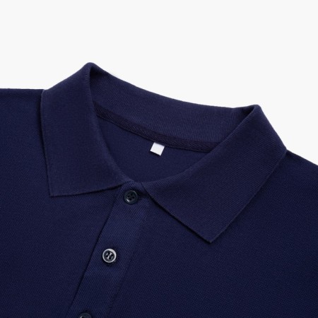 Polo with long sleeve President, size S, blue color-9