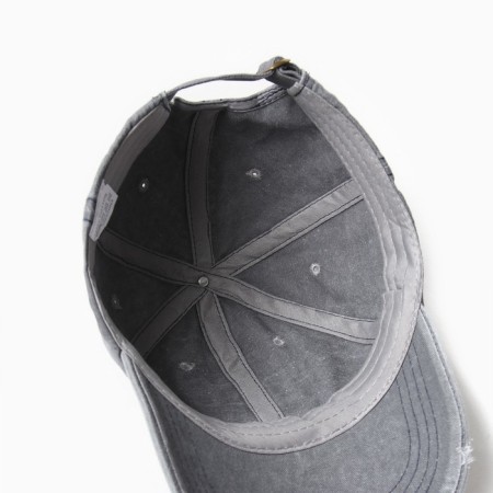 Men's cap Minaku "Leopard", gray color, rr 56-58-3